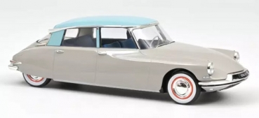 181763 Citroën DS 19 1956 Rosé Grey and Turquoise 1:18